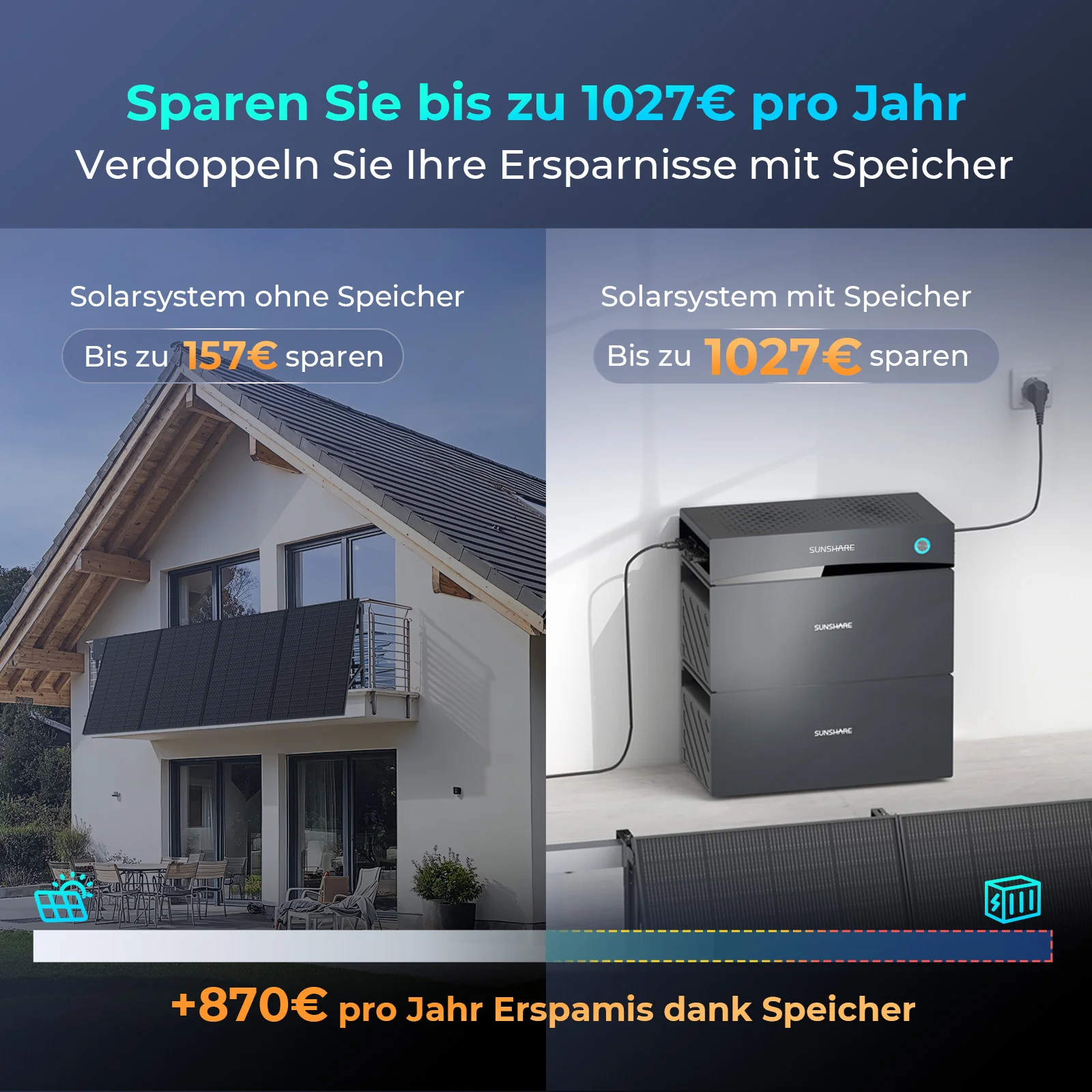 6 x Ray Module in Full Black (1200W) + Glory Speicher (2035Wh) – Bild 19