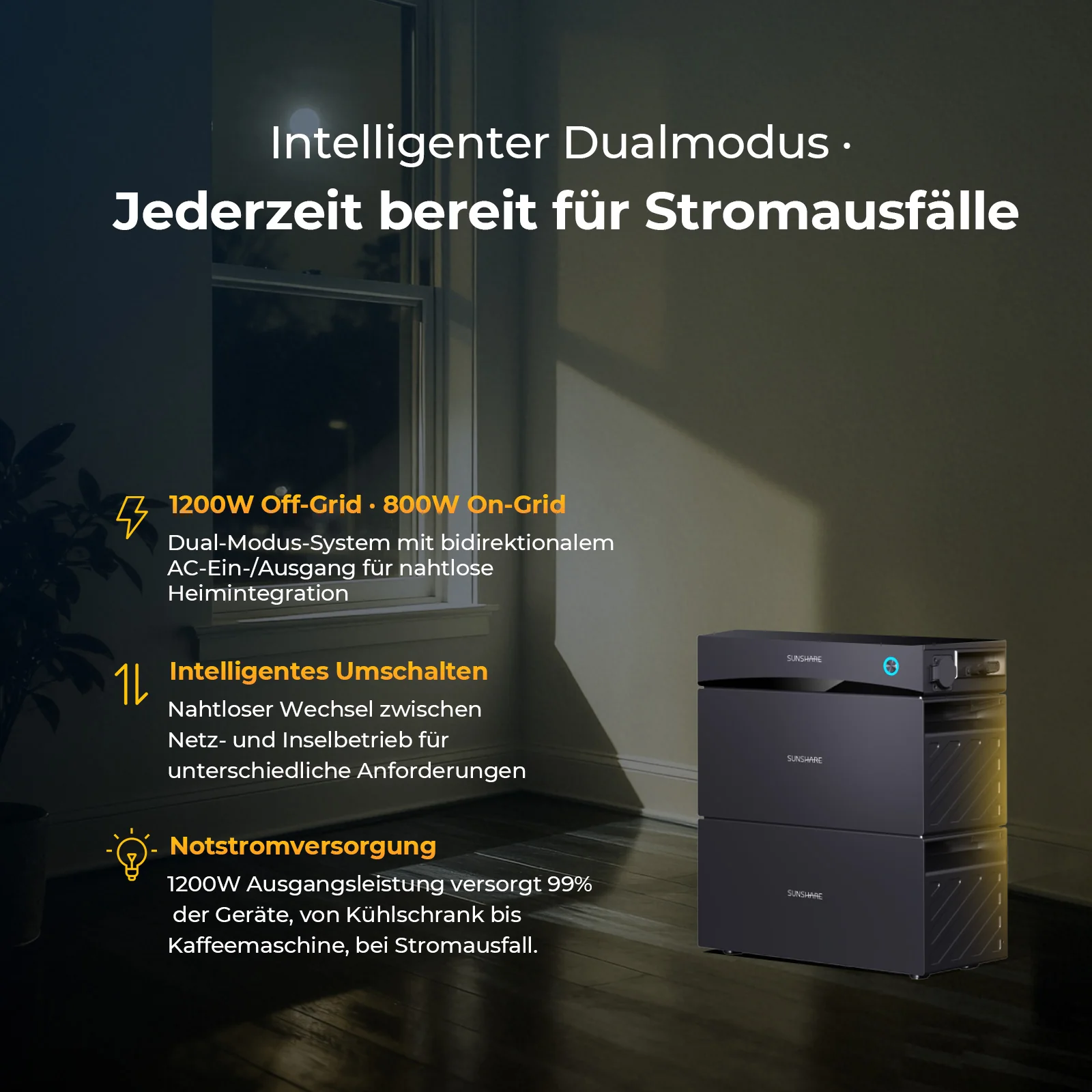 8 x Ray Full Black Module (1600W) + Glory Speicher (4070Wh) – Bild 14